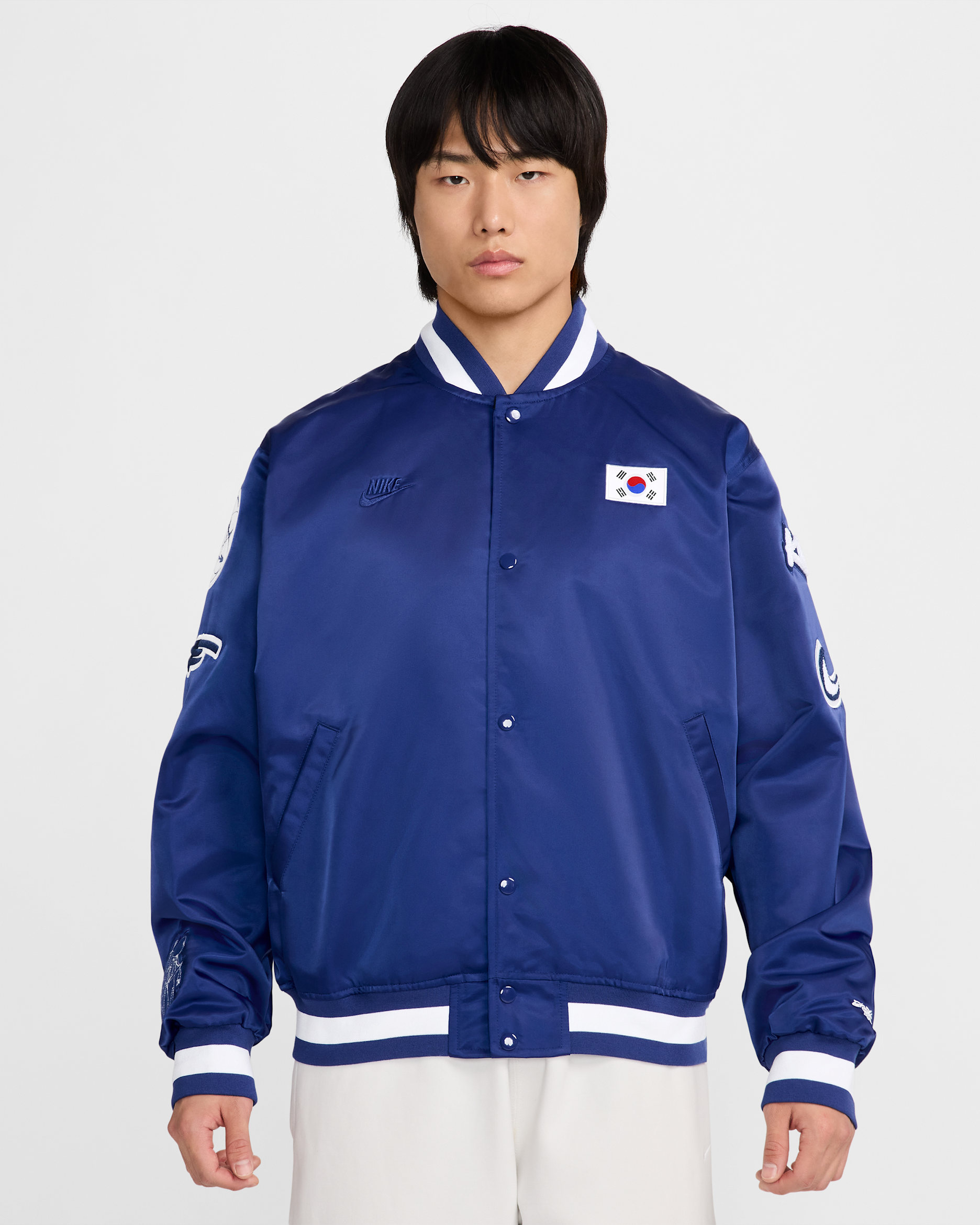 USA ダグアウト メンズ ナイキ ブレイキン サテン ジャケット NIKE公式】韓国 ダグアウト メンズ ナイキ ブレイキン サテン